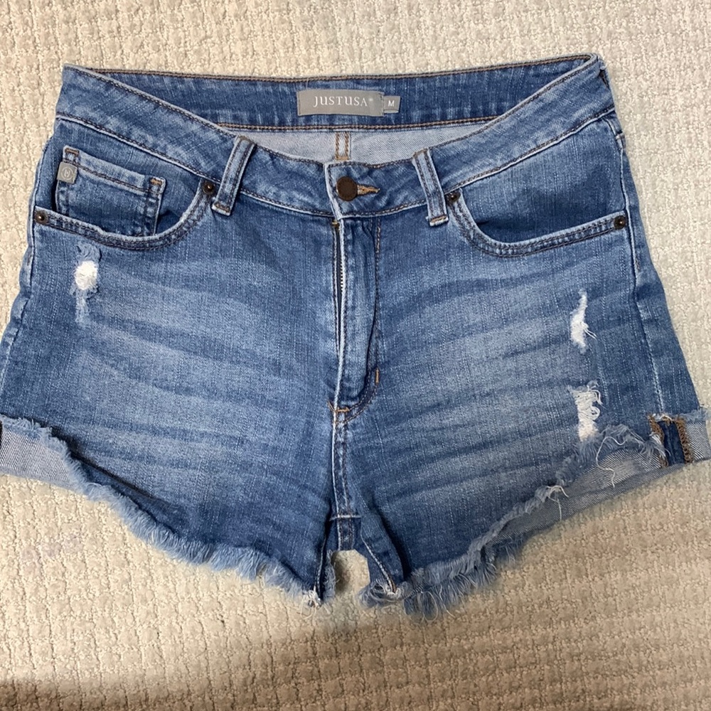 Just USA Denim Shorts Sz M